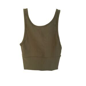 Lululemon Power Pivot Bronze Green Tank Top Size 0